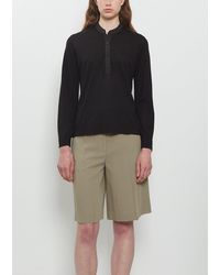 TOTEME - Wool Silk Knit Henley Top - Lyst
