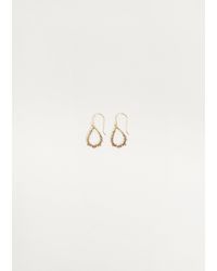 Noguchi Bijoux - Bijoux Tsubu Droplet Hoops - Lyst