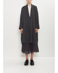 Pas De Calais - Refined Wool Gauze Coat - Lyst