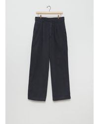 AURALEE - Finx Light Chino One-tuck Wide Pants - Lyst
