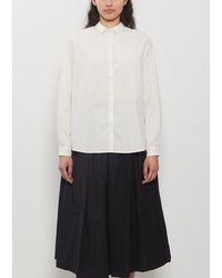 Apuntob - Mini Collar Cotton Shirt - Lyst