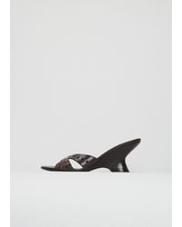 Dries Van Noten - Perforated Leather Wedge Sandal - Lyst