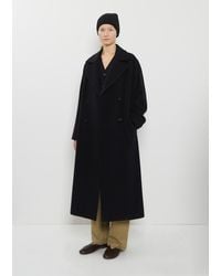 AURALEE - Wool Cashmere Felted Hand Knit Cap - Lyst