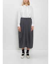 Comme des Garçons - Wool Serge Balloon Skirt - Lyst