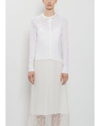 Simone Rocha - Embellished Merino Wool Silk Cardigan - Lyst