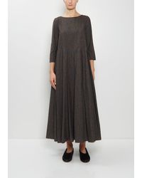 Apuntob - Cotton Floral Pleated Dress - Lyst