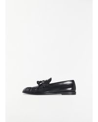 The Row - Mens Polished Leather Loafer - Lyst