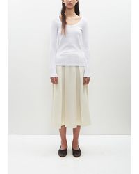 TOTEME - Wool Silk Twinflower Skirt - Lyst
