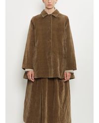 Casey Casey - Soleil Cotton Linen Velvet Jacket - Lyst