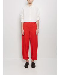 Casey Casey - Bee Cotton Blend Pant - Lyst