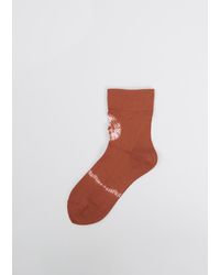 Antipast Shibori Tall Socks - Brown