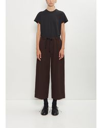 Y's Yohji Yamamoto - Cotton Straight String Pants - Lyst