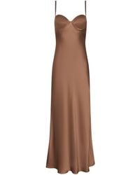 L'Agence - Sayla Silk Gown - Lyst
