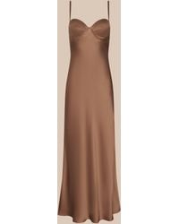 L'Agence - Sayla Silk Gown - Lyst