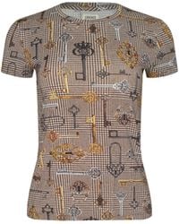 L'Agence - Ressi Fitted T-Shirt - Lyst