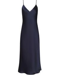 L'Agence - Seridie Silk Slip Dress - Lyst