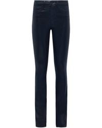L'Agence - Ruth Coated Straight-Leg Jean - Lyst