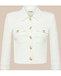 L'Agence - Kumi Cropped Jacket - Lyst