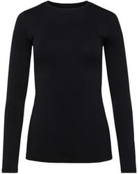 L'Agence - Tess Long Sleeve Tee - Lyst