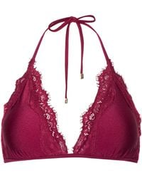 L'Agence - Annabelle Triangle Bikini Top - Lyst