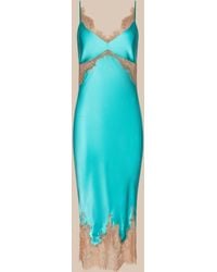 L'Agence - Scotly Silk Lace Dress - Lyst