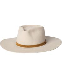 L'Agence - Reyes Leather Band Fedora - Lyst