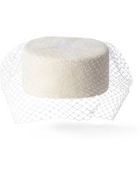 L'Agence - Anstine Pillbox Hat - Lyst