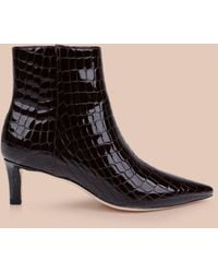 L'Agence - Lilly Kitten-Heel Bootie - Lyst