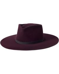 L'Agence - Reyes Leather Band Fedora - Lyst