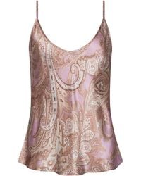 L'Agence - 'Agence Lexi Silk Camisole - Lyst