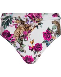 L'Agence - Vanessa High-Waisted Bikini Bottom - Lyst