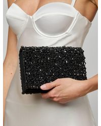 L'Agence - Victoire Crystal Clutch - Lyst