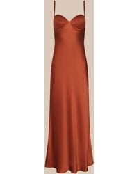 L'Agence - Sayla Silk Gown - Lyst
