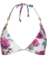 L'Agence - Annabelle Triangle Bikini Top - Lyst