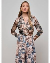 L'Agence - 'Agence Tyler Silk Blouse Top - Lyst