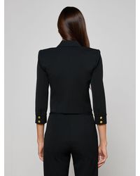 L'Agence - Kumi Cropped Jacket - Lyst