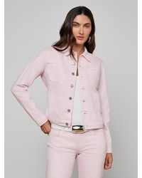 L'Agence - Celine Jean Jacket - Lyst
