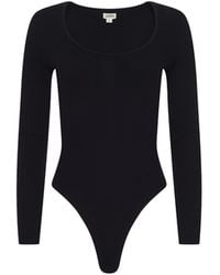 L'Agence - 'Agence Elara Scoopneck Bodysuit - Lyst