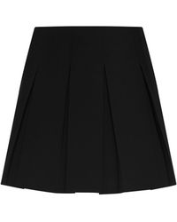L'Agence - Tania Pleated Mini Skirt - Lyst