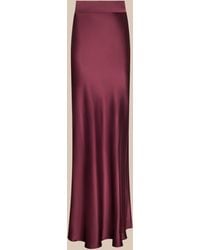 L'Agence - Ryker Silk Maxi Skirt - Lyst