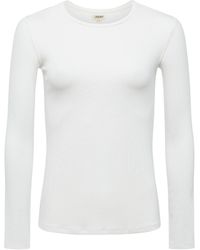 L'Agence - Tess Long Sleeve Tee - Lyst