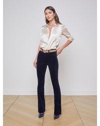 L'Agence - Stevie Velvet Jean - Lyst