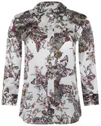 L'Agence - Dani Silk Blouse Top - Lyst