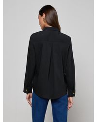 L'Agence - Ellery Button-Down Shirt - Lyst