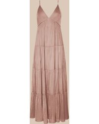 L'Agence - Lua Tiered Maxi Dress - Lyst