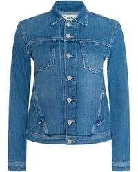 L'Agence - 'Agence Celine Jean Jacket - Lyst