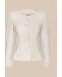L'Agence - Mariella Leather Jacket - Lyst