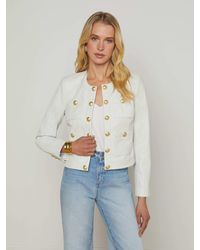 L'Agence - Jayde Leather Jacket - Lyst