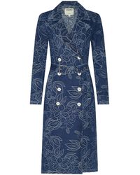L'Agence - Bradley Trench Coat - Lyst