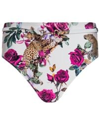 L'Agence - Vanessa High-Waisted Bikini Bottom - Lyst